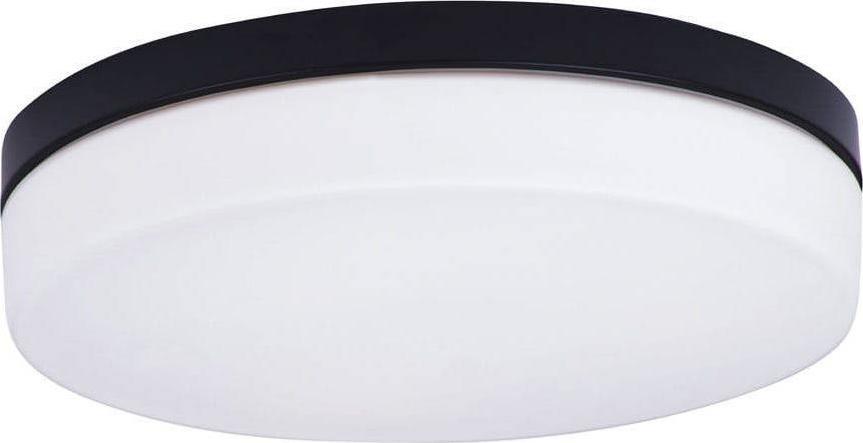 Lampa sufitowa MAXlight Łazienkowa LAMPA sufitowa ODA C0194 Maxlight plafoniera OPRAWA metalowa okrągły plafon IP44 czarny