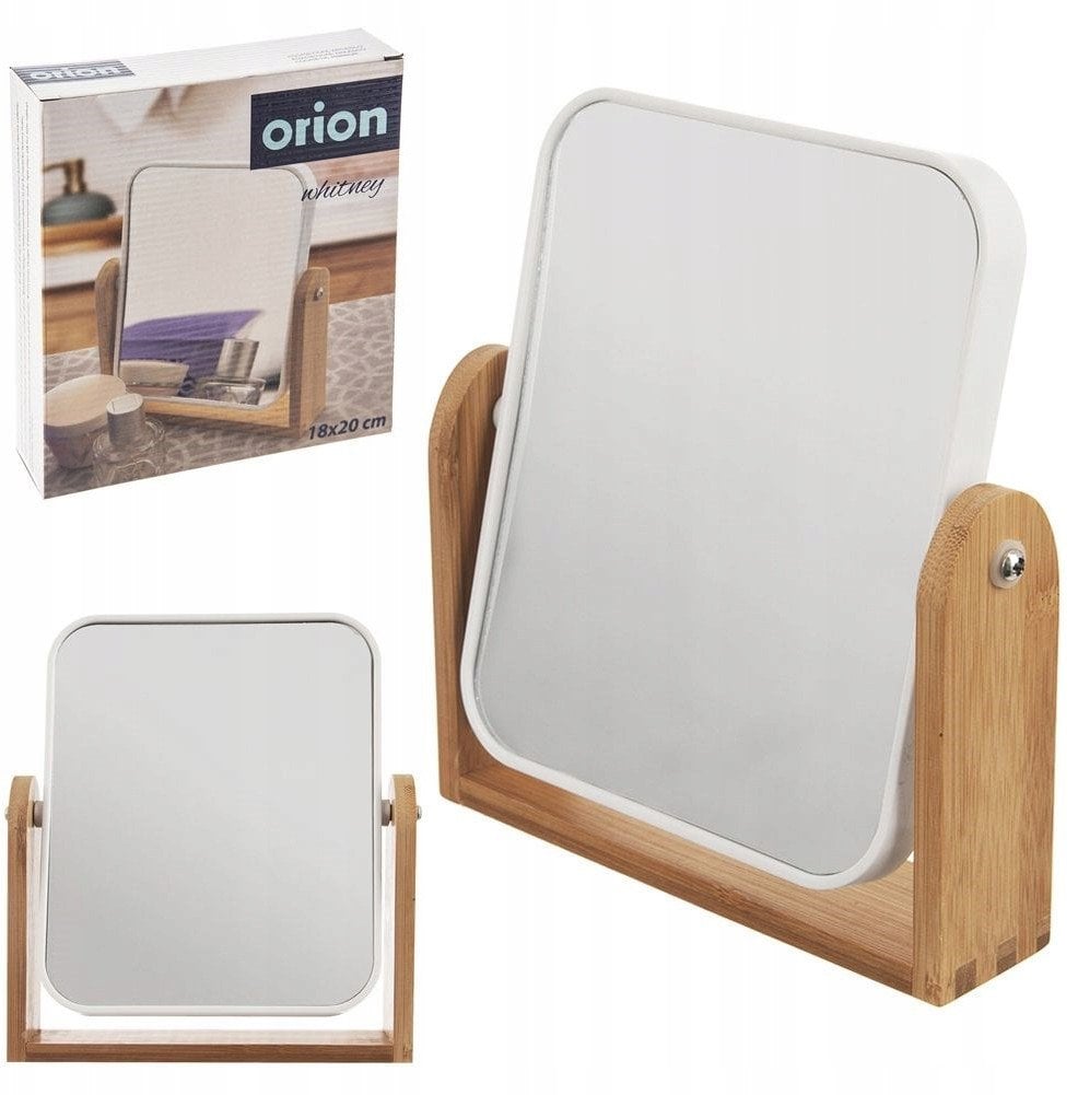 Lusterko kosmetyczne podwójne WHITNEY 18x20 cm