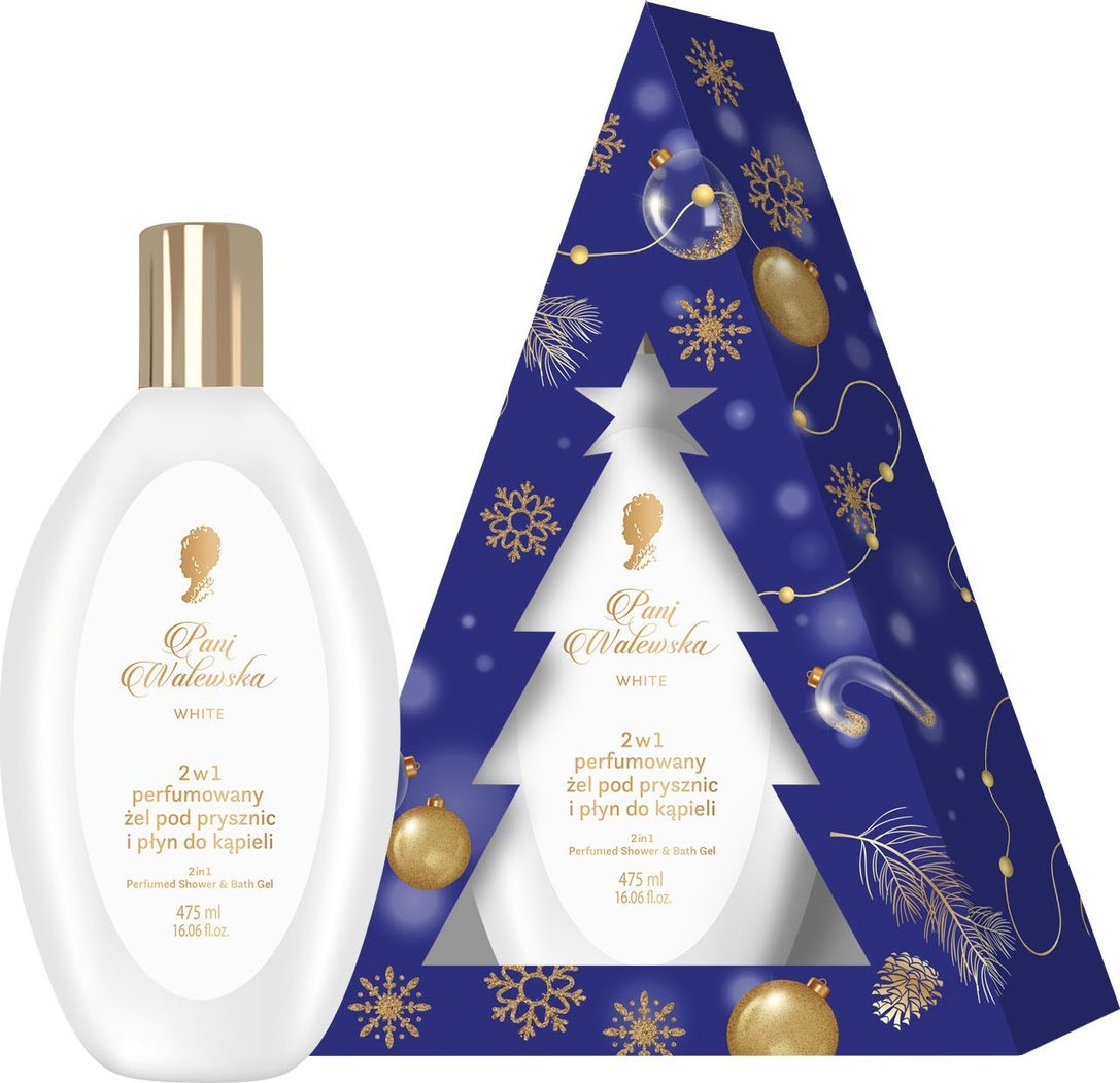 Pani Walewska Choinka 2w1 Perfumowany Żel pod prysznic i płyn do kąpieli white 475ml