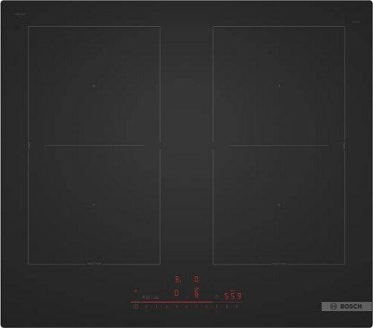 Bosch PVQ61CHB1E płyta kuchenna Czarny Wbudowany 59.2 cm Płyta indukcyjna strefowa 4 stref(y)