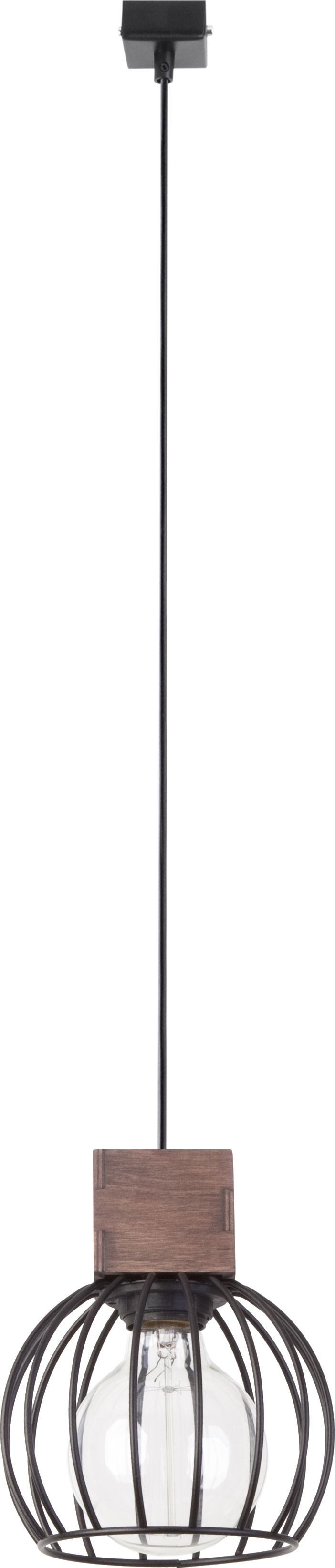 Lampa wisząca Sigma Milan industrial skandynawska czarny (31570)