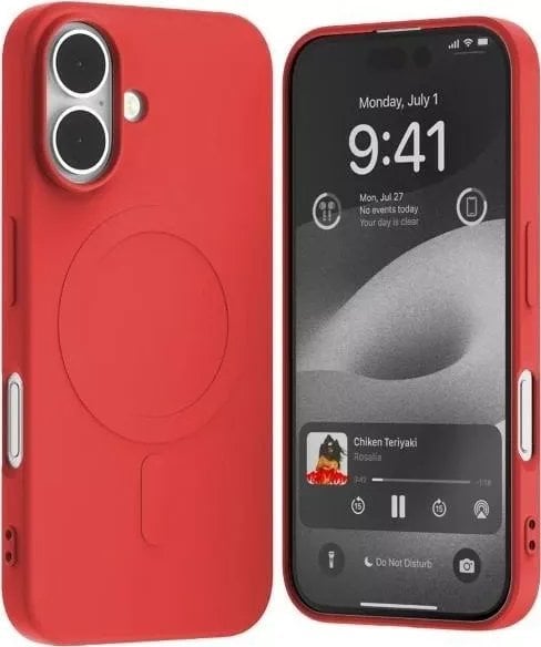 Mercury Mercury MagSafe Semi-Silicone iPhone 16 6,1" czerwony /red