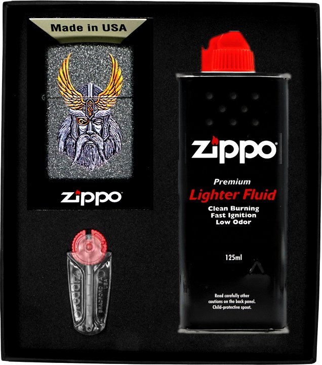 Zestaw ZIPPO Zapalniczka ODIN HEARD DESIGN Prezentowy No1