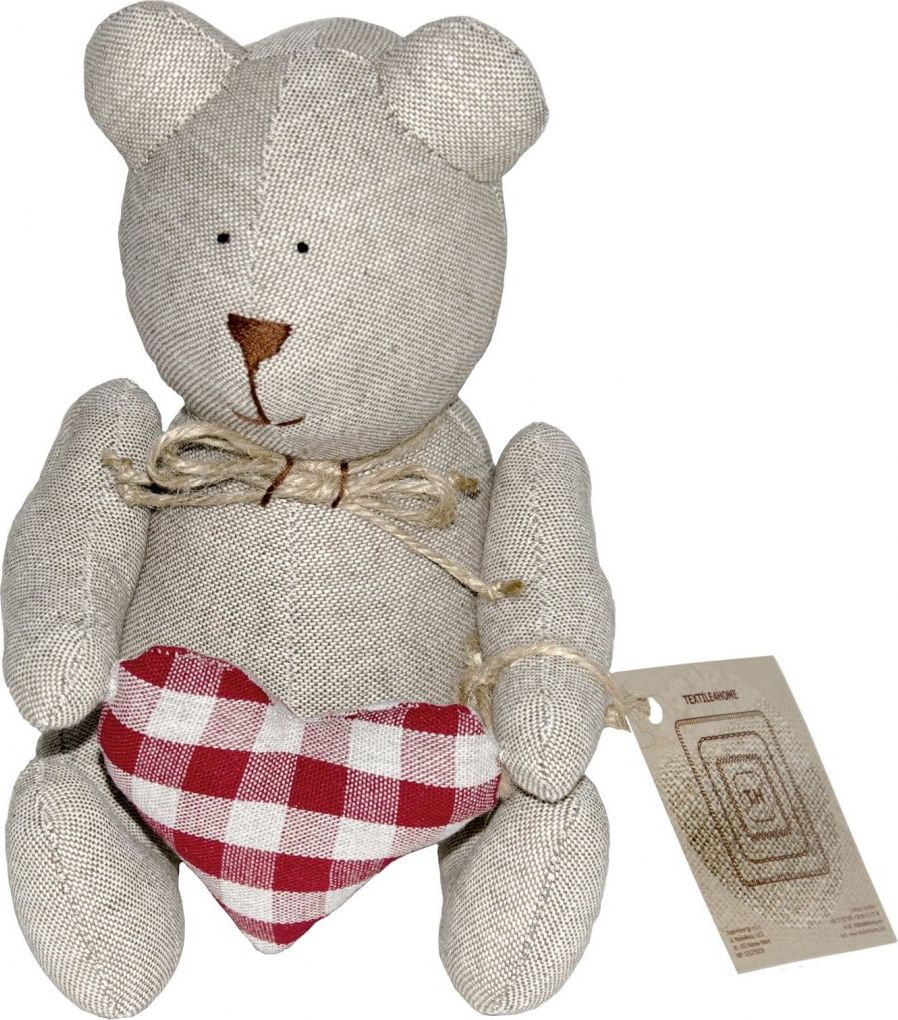 Tajemniczy ogród Miś maskotka z sercem handmade 20cm () - 1744-uniw