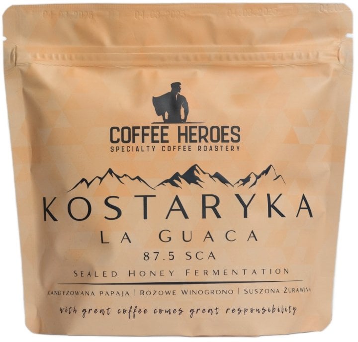Kawa ziarnista Coffee Heroes Kostaryka La Gauca 250g
