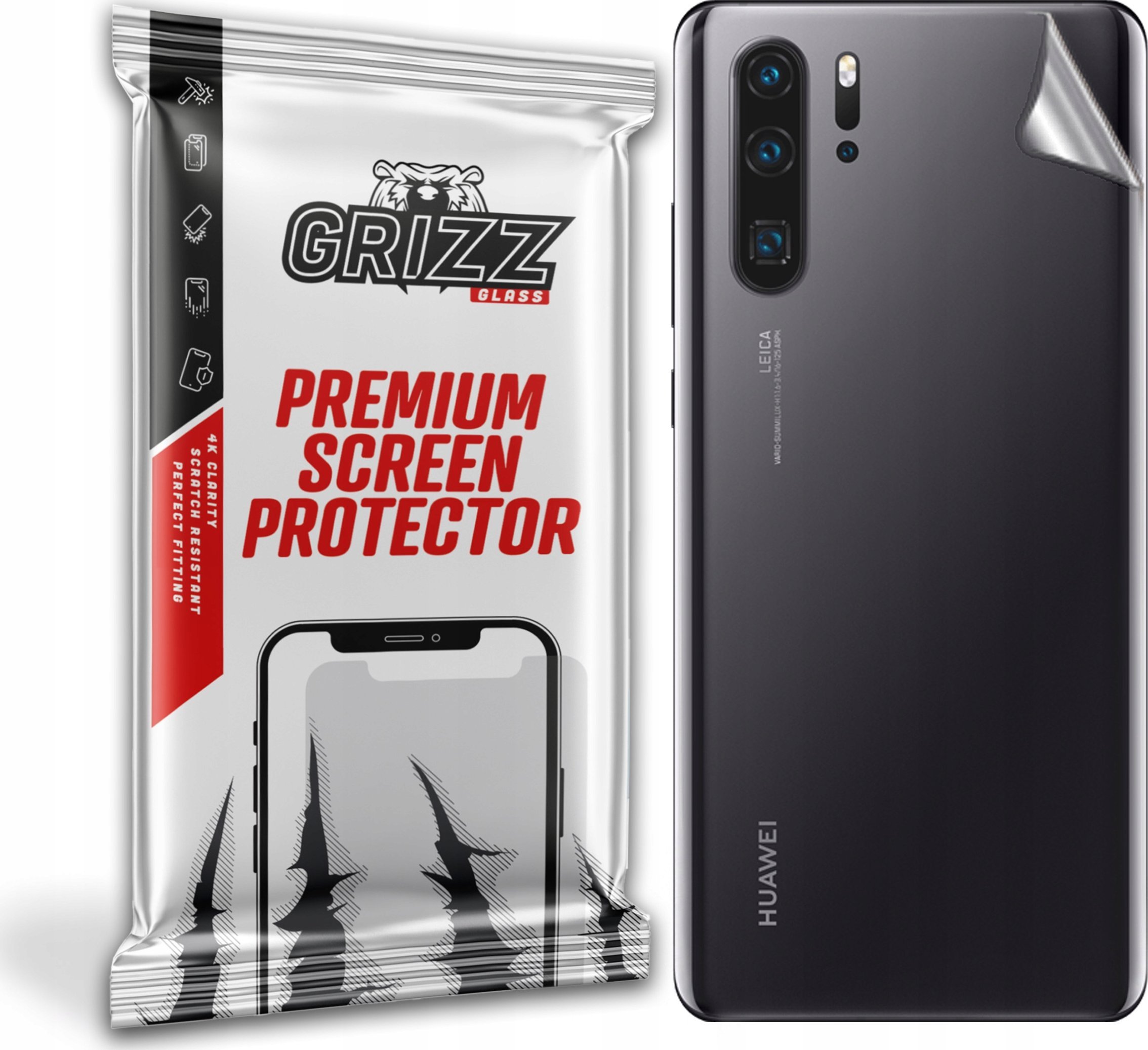 GrizzGlass Folia na tył Grizz Huawei P30 Pro