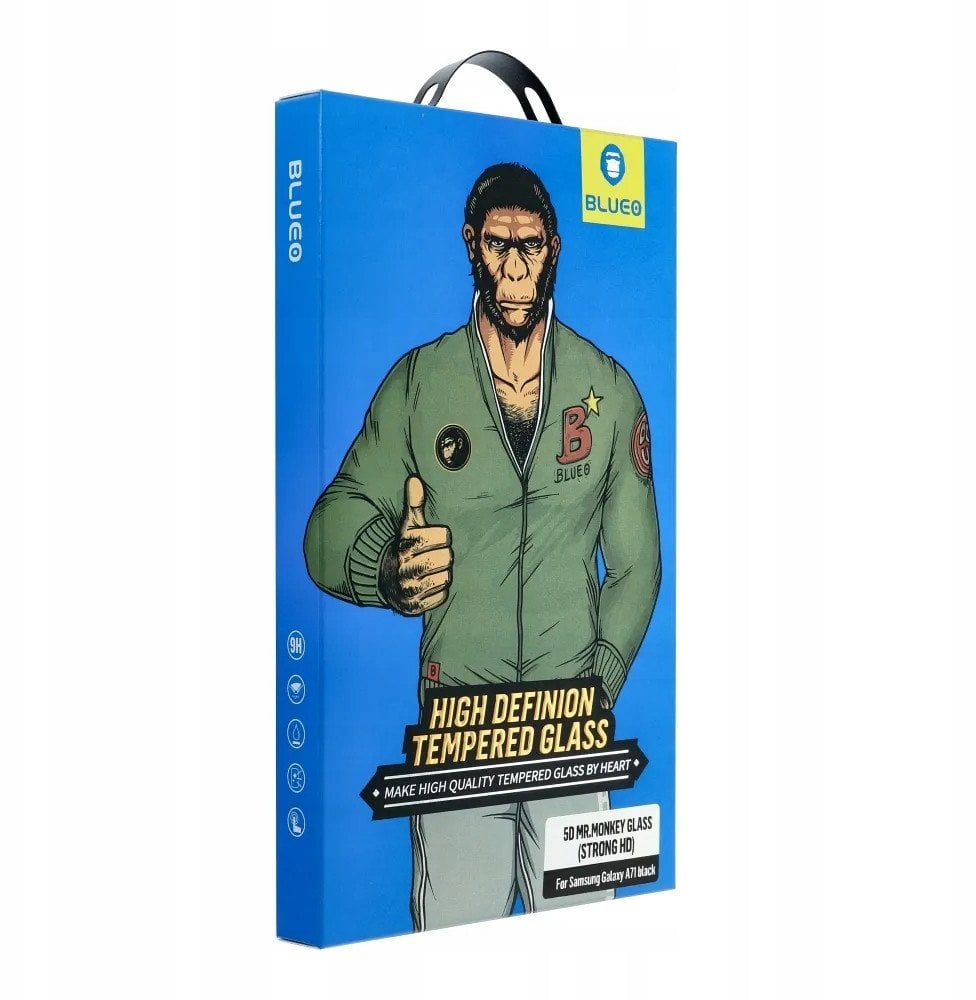 Szkło Hartowane 5D Mr. Monkey Glass - do Samsung Galaxy A35 / A55 czarny (Strong Lite)