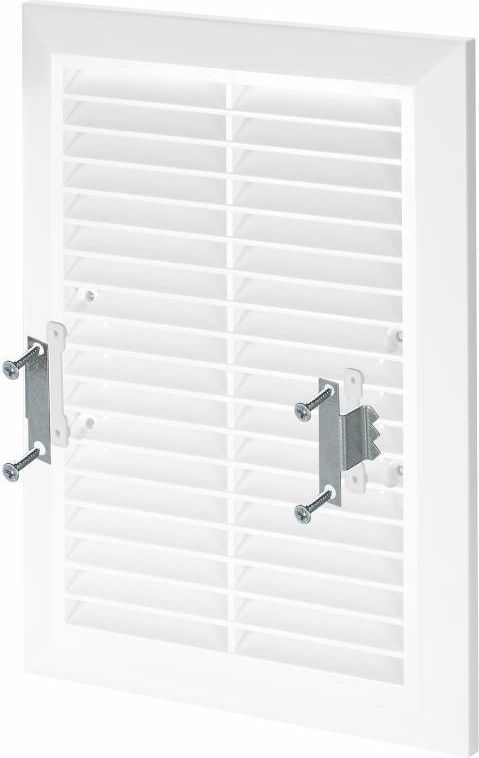AWENTA Kratka wentylacyjna biała z siatką i uchwytem montażowym 138 x 208mm (T26)