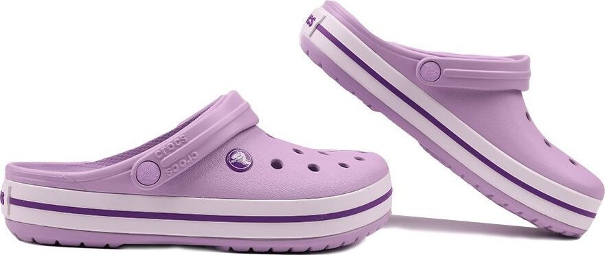 Crocs Chodaki sandały klapki dla dzieci Crocs Kids Toddler Crocband Clog lawendowe 207005 5P8 22-23
