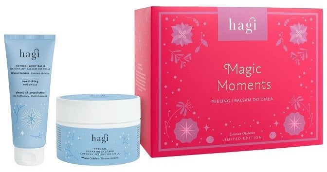 Hagi Magic Moments zestaw peeling do ciała 200ml + balsam do ciała 75ml