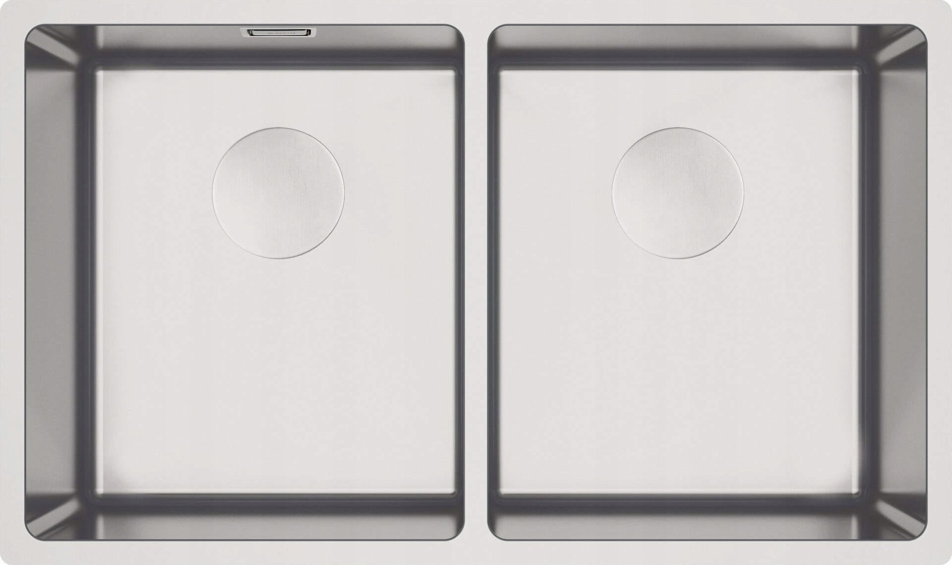 Zlewozmywak Deante Zlewozmywak stalowy 2-komorowy podwieszany