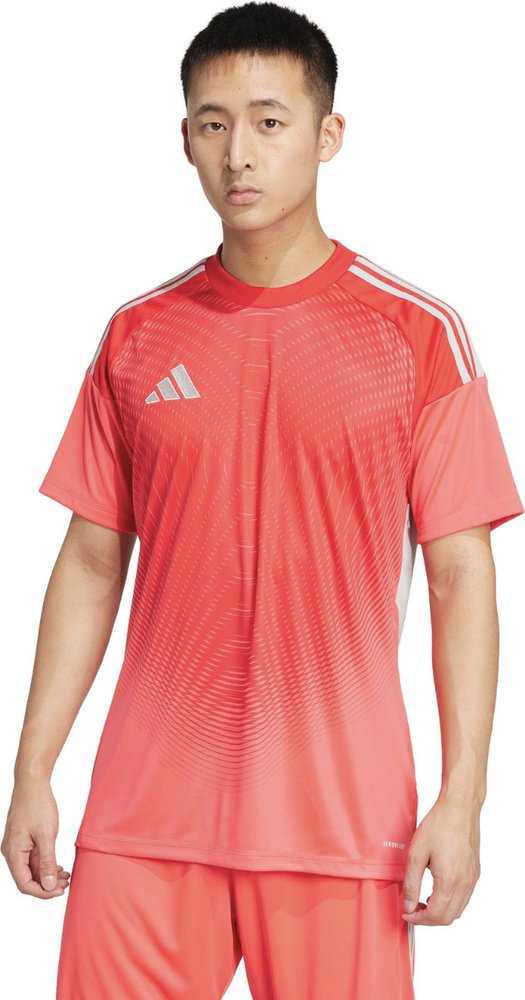 Adidas Koszulka bramkarska męska Tiro 25 Competition Jersey Short Sleeve czerwona JI9717 M