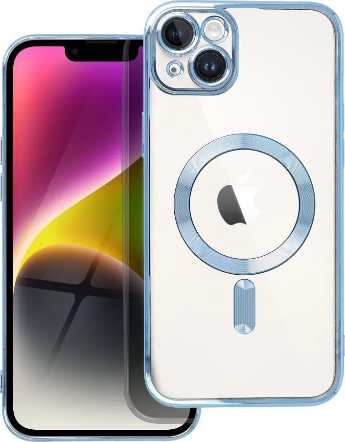 Braders Etui Futerał Electro Mag Cover do iPhone 14 Plus niebieski