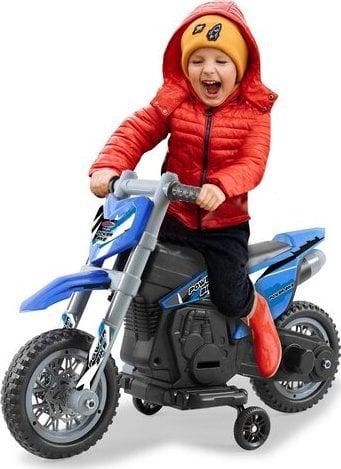 Jamara Jamara Ride-on Motorrad Power Bike 6V blau 2+
