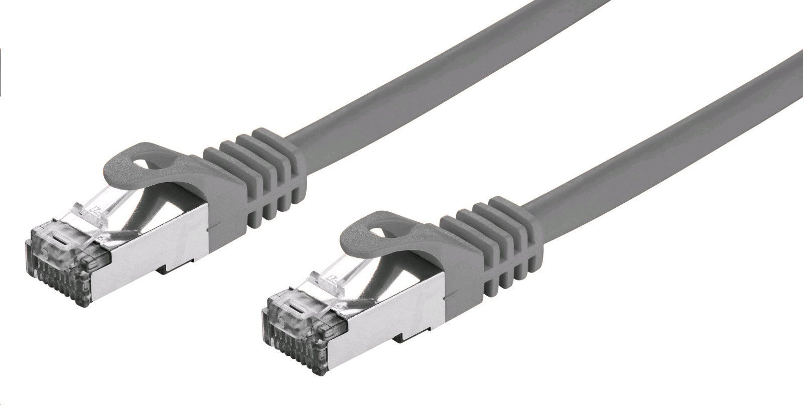 C-Tech C-TECH kabel patchcord Cat7, S/FTP, šedý, 15m