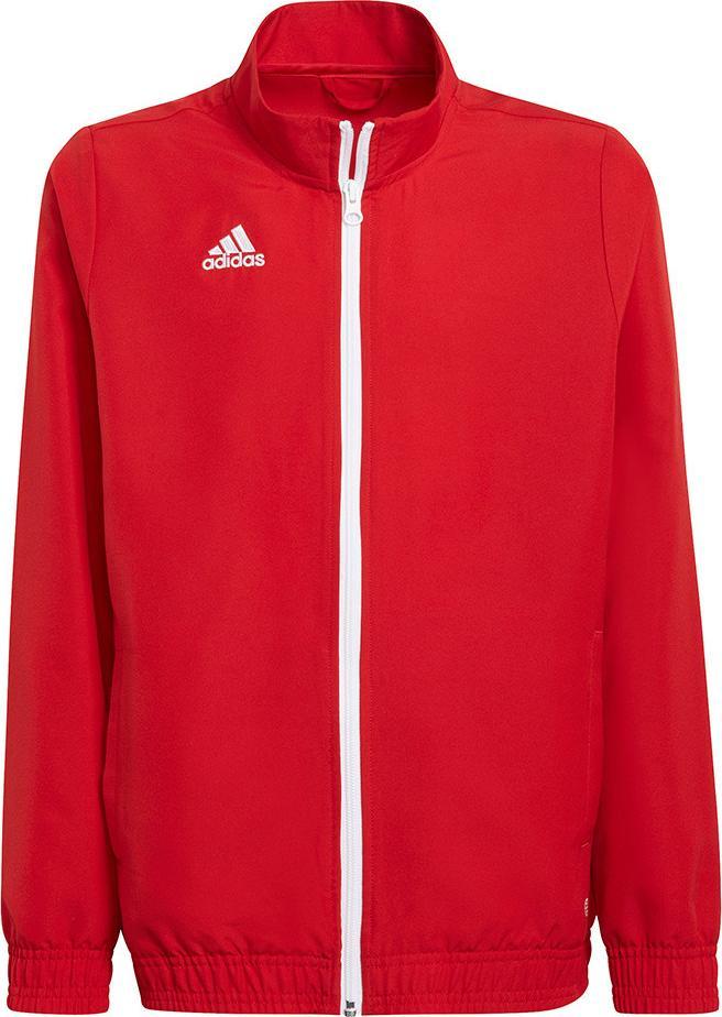 Adidas Bluza dla dzieci adidas Entrada 22 Presentation Jacket czerwona H57540 : Rozmiar - 116cm