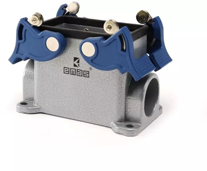 Emas Przyłącze metalowe, puste, 16 pin, 16 A, boczne przył. (montaż pow.), ręczne zamknięcia z rolką plastikowe T0-EBM16GD14