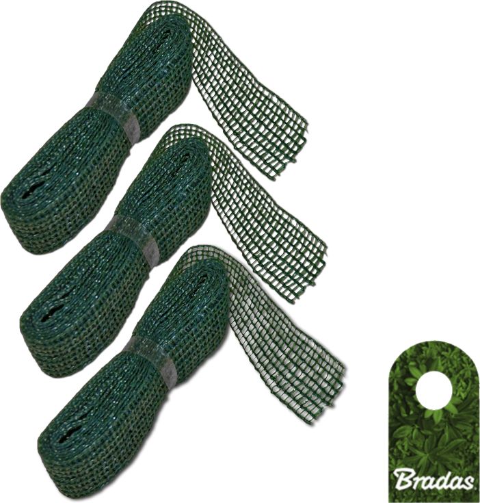 Bradas Taśma ogrodnicza zestaw 3 sztuki 3cmx3m Bradas TYT3X03 2037