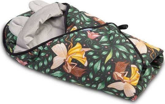 Sensillo Otulacz do fotelika velvet zielony Wróżki