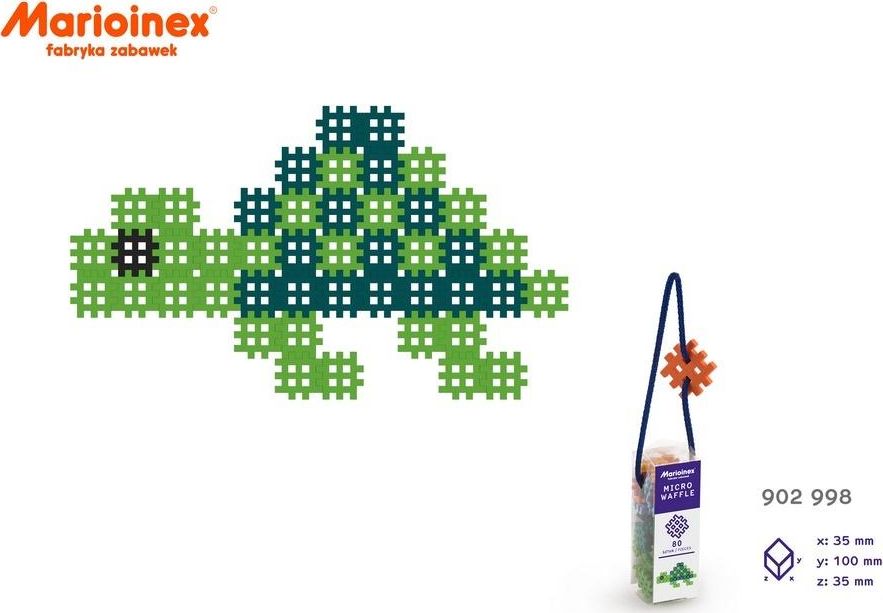 Marioinex Klocki Micro Wafle 80el
