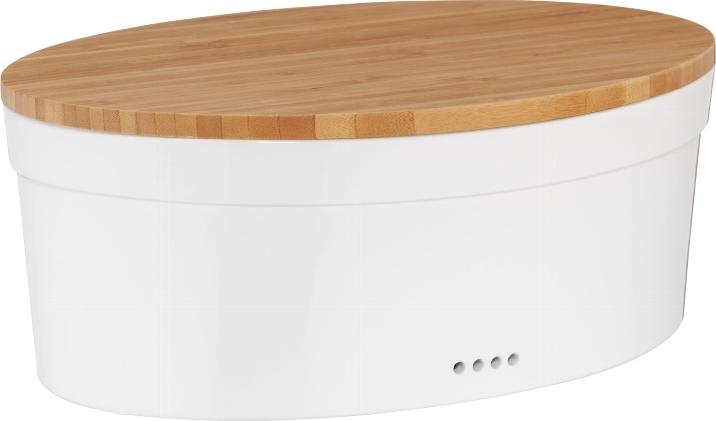 Kela garnek Salena 36,5 x 23,5 cm biały ceramiczny