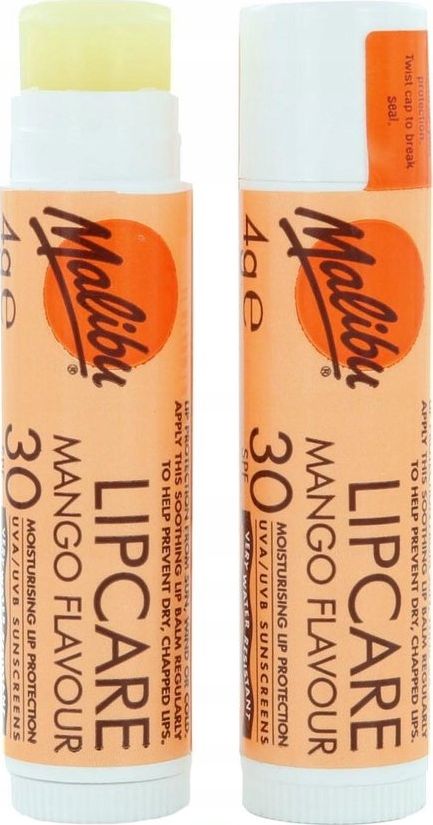 Malibu Malibu Lipbalm Stick Pomadka Ochronna SPF30 Mango