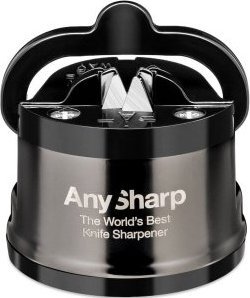 Ostrzałka AnySharp PRO Gun Metal + płytki ostrzące