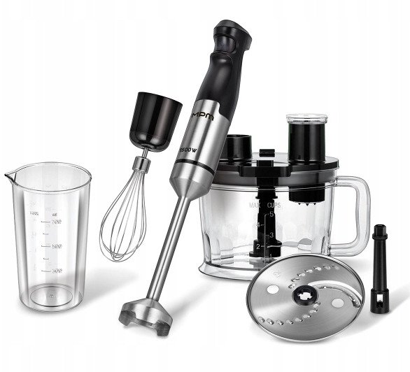 BLENDER RĘCZNY MBL 39M CZARNY 1500W ZESTAW