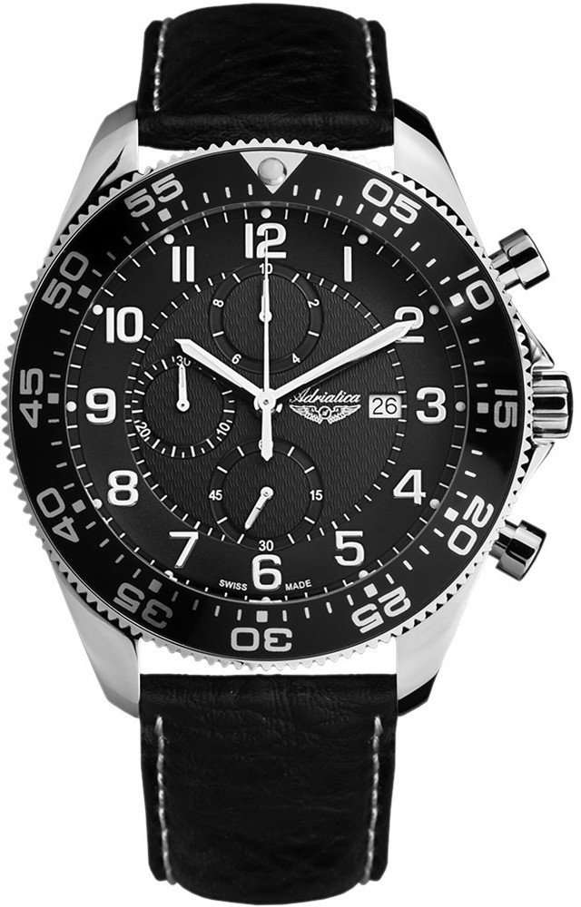 Zegarek męski Adriatica A1147.5224CH czarny