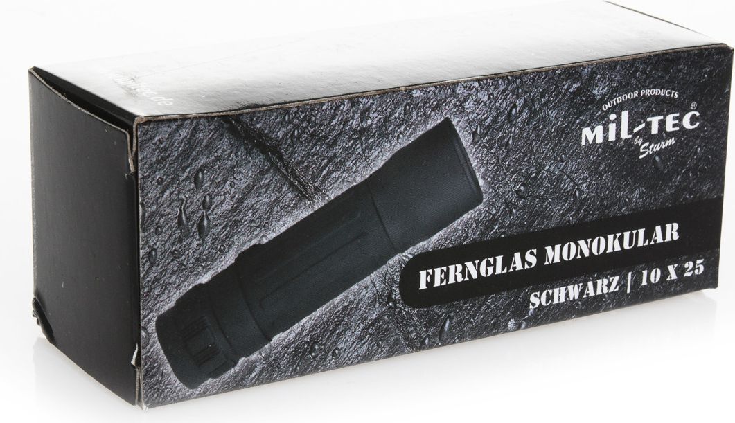 Luneta Mil-Tec Monokular 10x25 Mil-Tec Black roz. uniw (15705002)