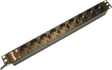 Bachmann Listwa zasilająca 19"" 9x gniazd czarny