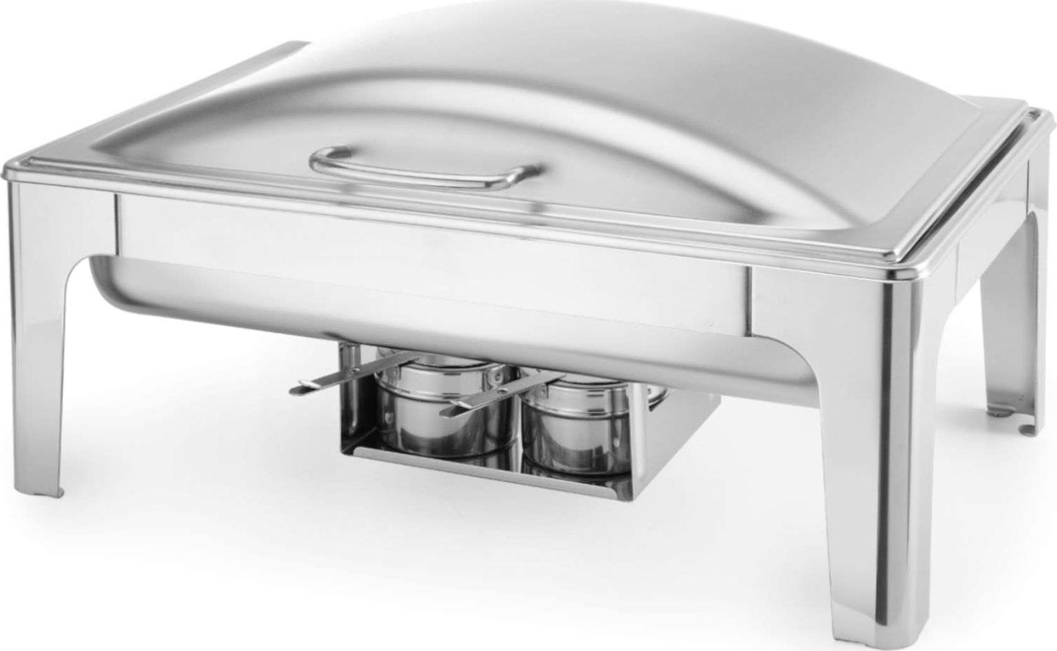 Hendi Podgrzewacz do potraw na pastę świeczki stal satynowana GN 1/1 Podgrzewacz do potraw na pastę świeczki stal satynowana GN 1/1