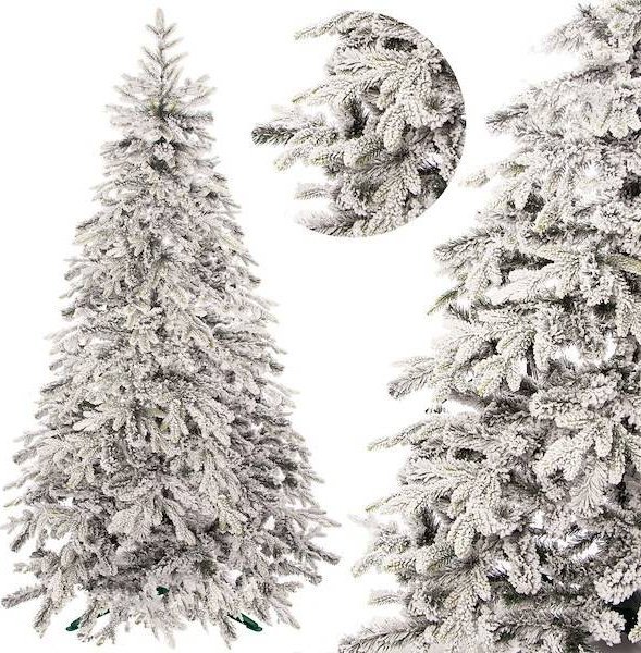 Springos Choinka sztuczna świerk na stojaku Zielona