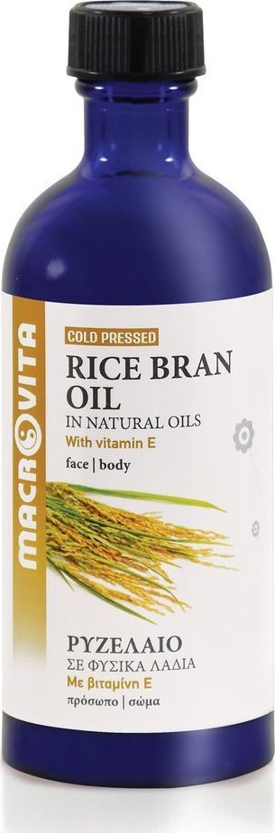Macrovita MACROVITA OLEJ Z OTRĘBÓW RYŻOWYCH w naturalnych olejach tłoczony na zimno z witaminą E 100ml