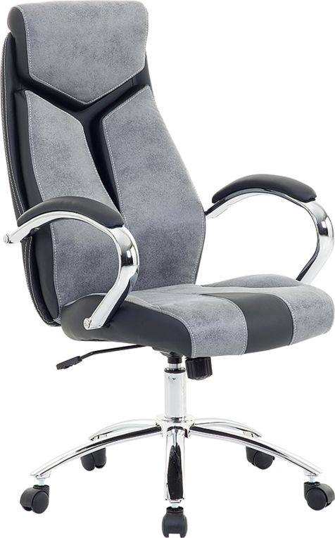 Krzesło biurowe Beliani Formula 1 Szare