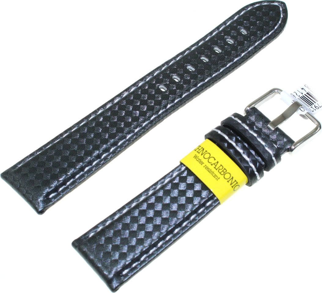 Morellato Karbonowy wodoodporny pasek do zegarka 20 mm Morellato A01U3586977917CR20