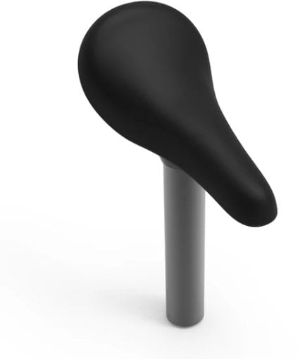 Early Rider balnelis, juodas 25.4x150mm Post