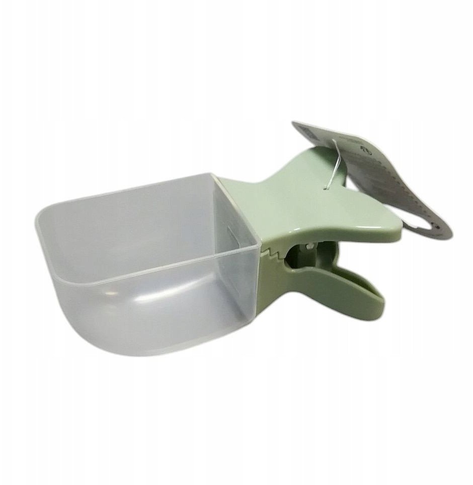 Łyżka do nakładania karmy z klipsem do zamykania torebek poj. 180ml