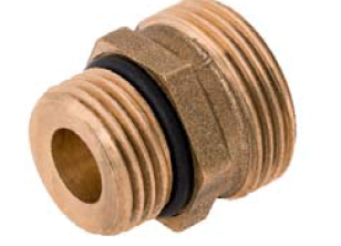 Kisan Nypel z oringiem do zaworów na belkę profilową 1/2"XG3/4" - 36.50.23