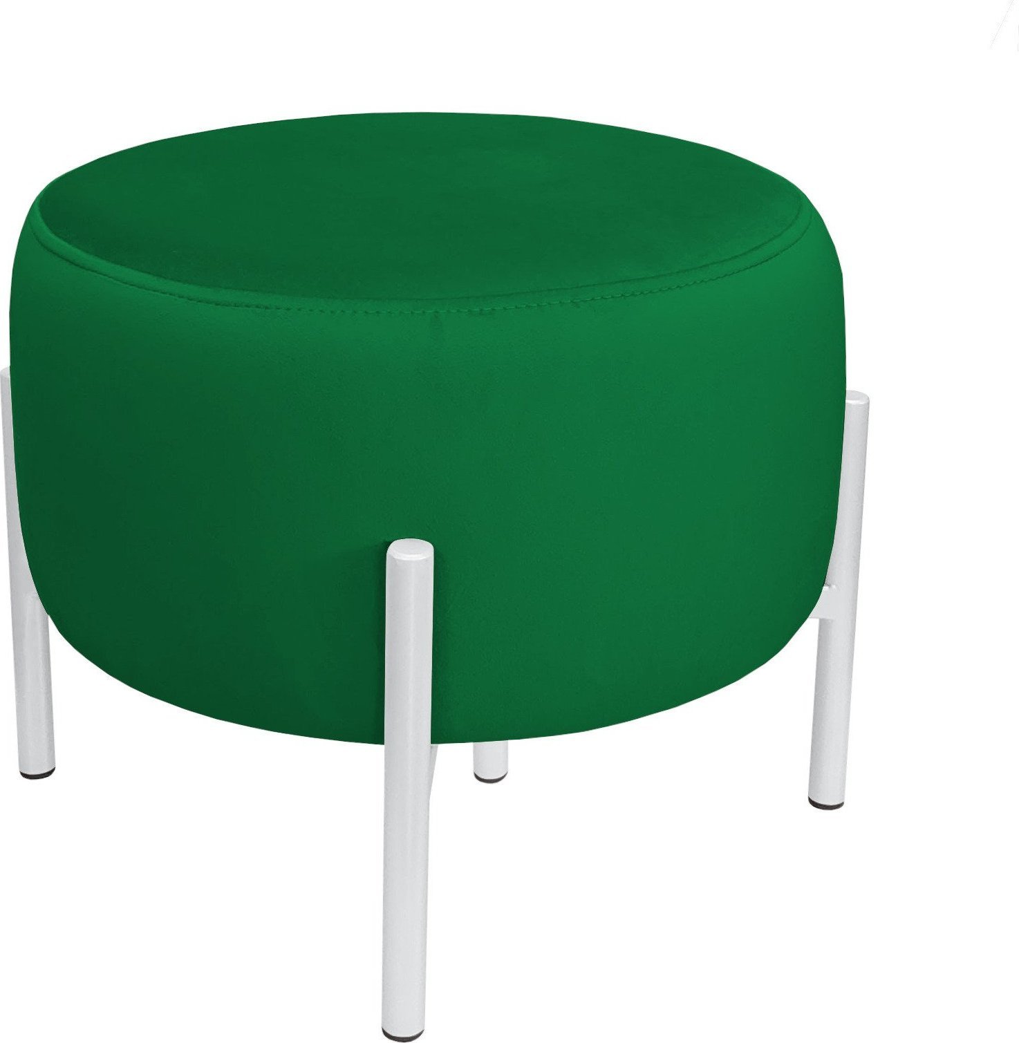 Atos Pufa OLA LOFT ławka podnóżek metal biała MG25