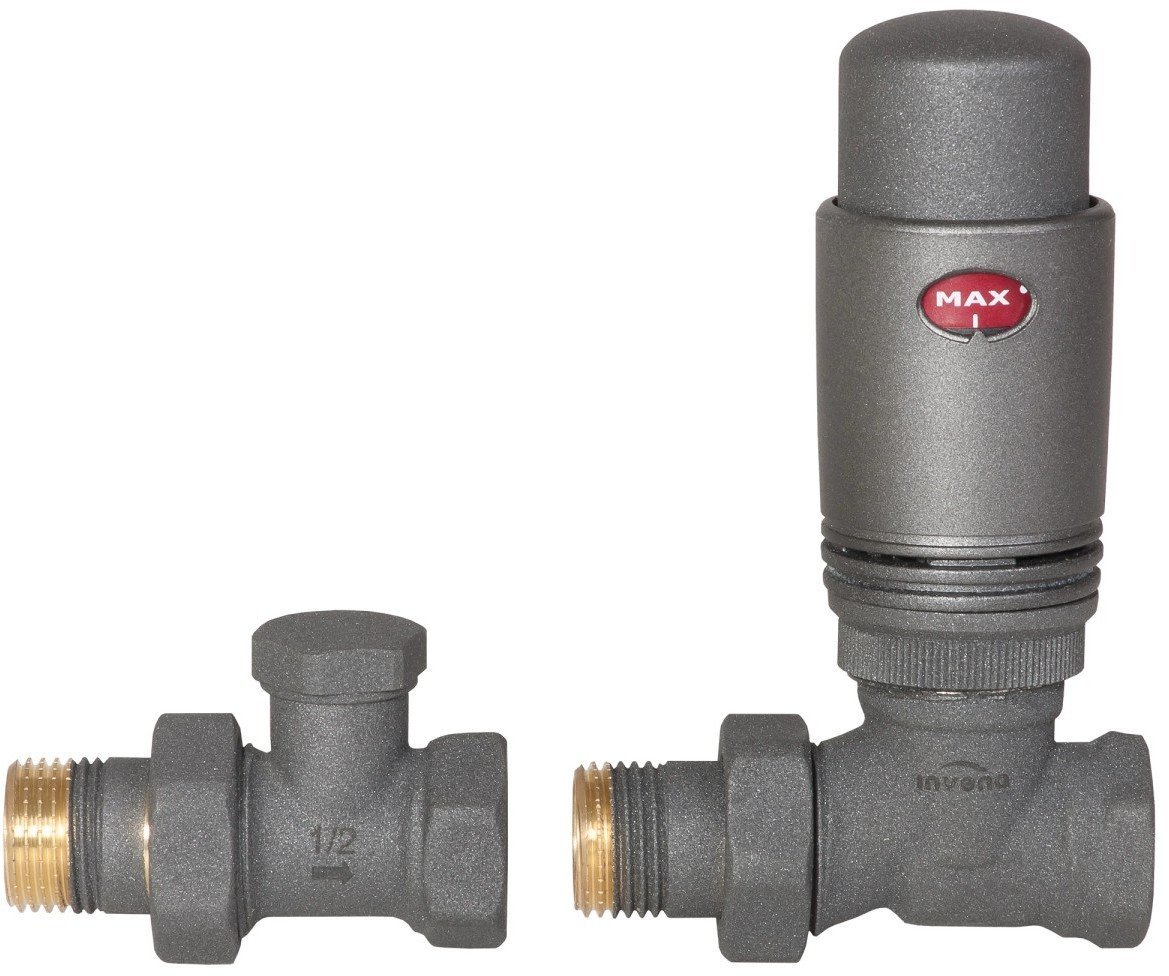 INVENA KOMPLET TERMOSTATYCZNY PROSTY GRAFIT