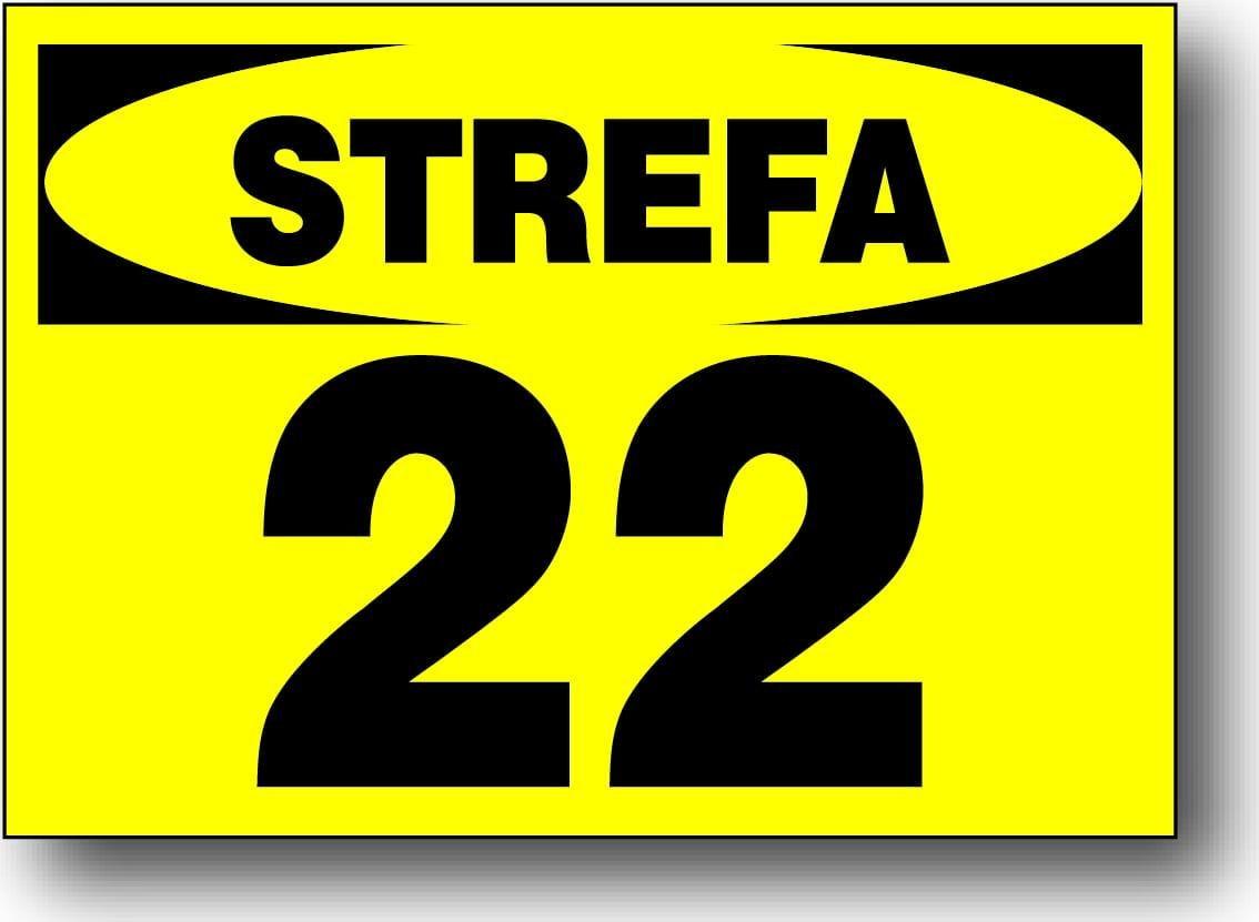 Mój dom Szw-6 Znak Tablica - 22 Strefa Zagrożenia Wybuchem