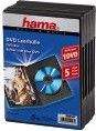 Hama Pudełka na płyty DVD 5szt Czarne (512970000)