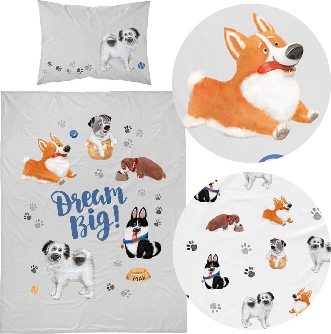 Detexpol Pościel 100 x 135 Bawełna Dziecięca Maya Mo 4580A