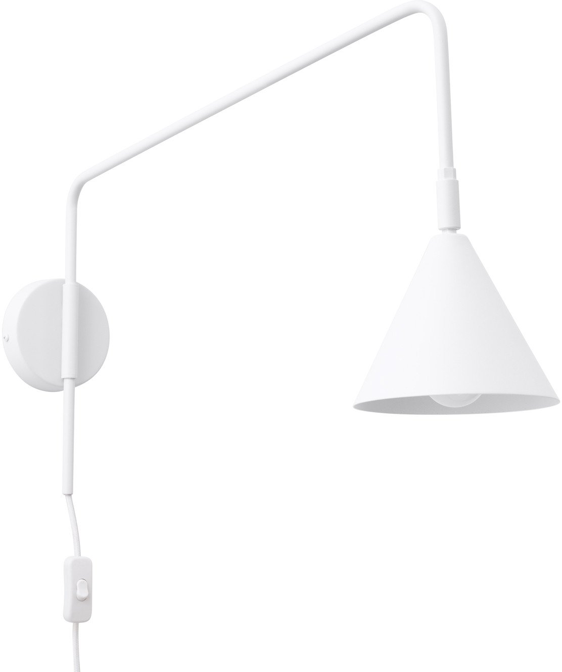 Kinkiet Nox Biały E14 10W Sollux Lighting