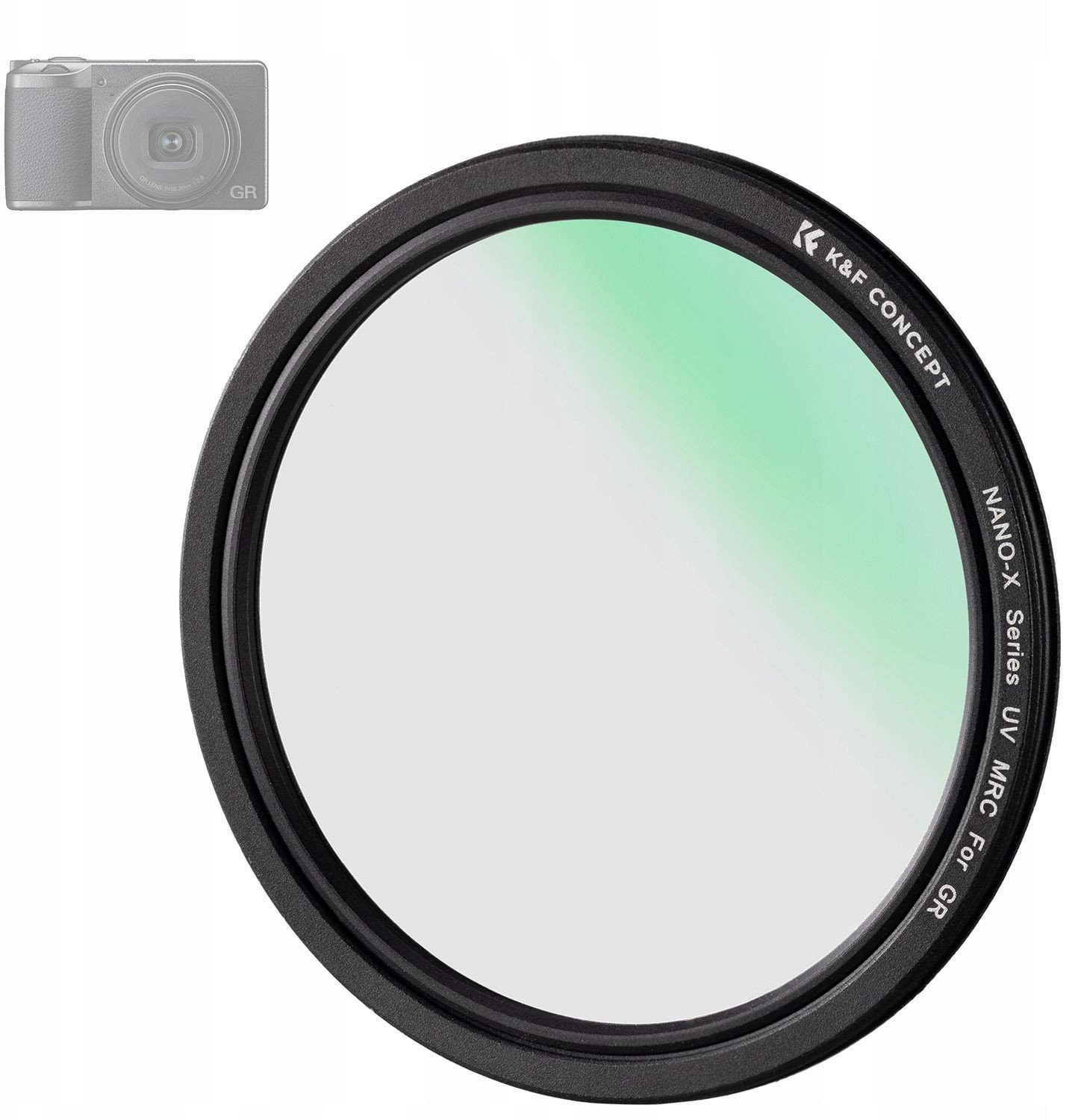 Filtr Uv Nano-x Mrc K&f Concept Do Aparatu Ricoh Gr Gr Ii Iii Iiix Hdf / Sku.2319