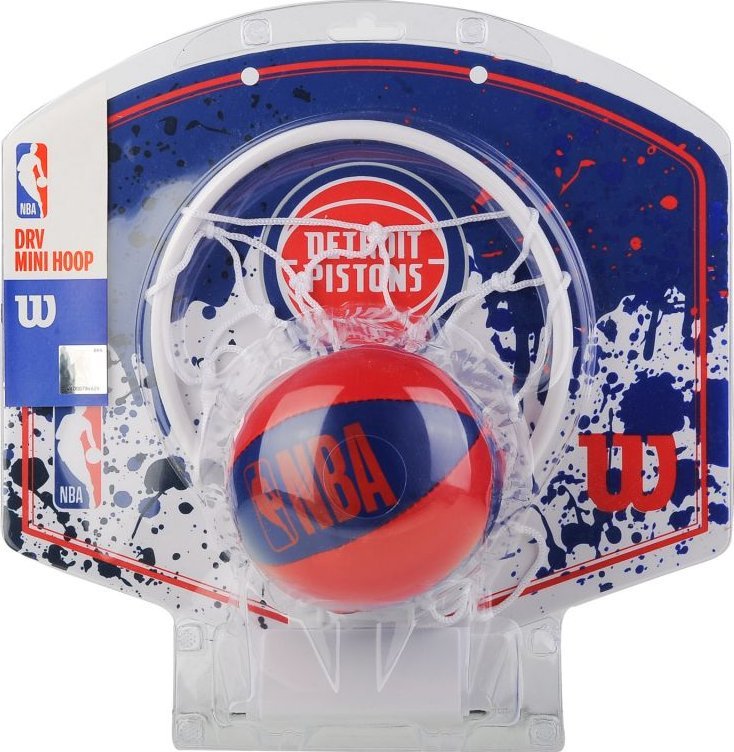 Wilson Wilson NBA Team Detroit Pistons Mini Hoop WTBA1302DET Niebieskie One size