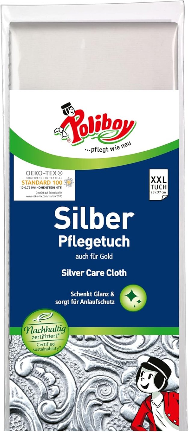 Ściereczka do pielęgnacji srebra POLIBOY Silver Care Cloth 1szt