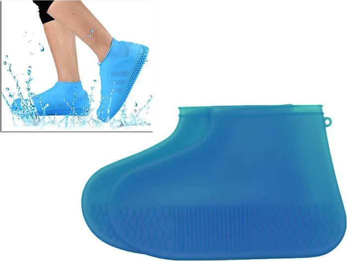 Aptel BQ41G OCHRANIACZE NA BUTY WODOODPORNE SILIKON rozm. 40-44 niebieskie