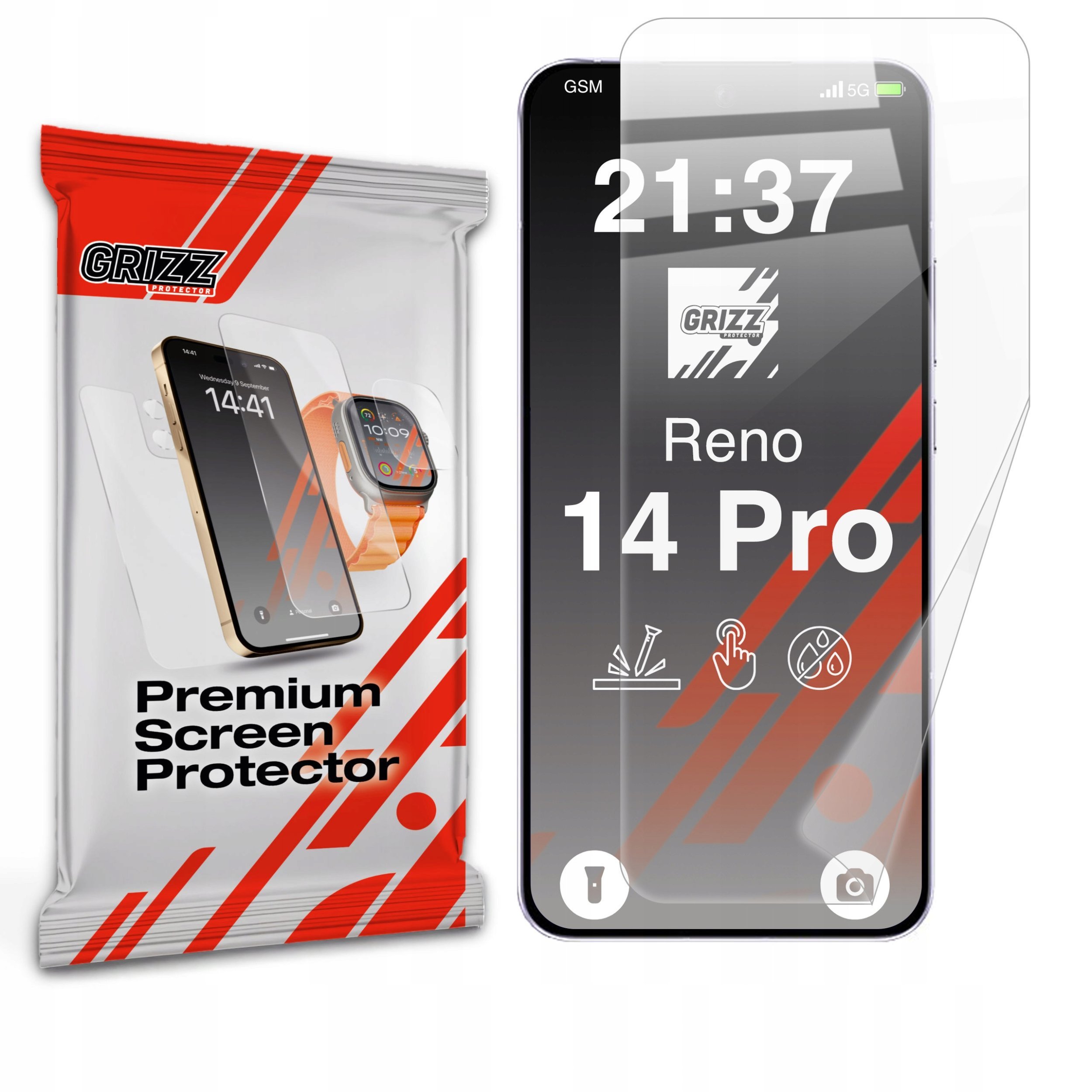 Folia ceramiczna GrizzGlass CeramicFilm do Oppo Reno14 Pro